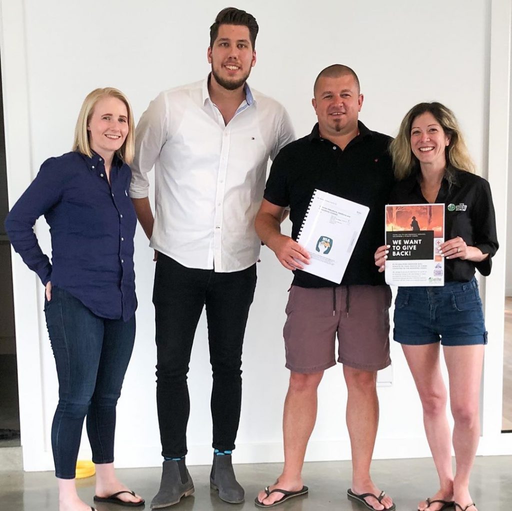 With our incredible customers on contract signing day. We are celebrating their first step at building their dream home and we are donating $500 of our profits from this particular contract. to Wildlife Victoria.  
